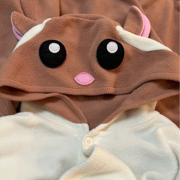 Newcosplay Tam White Flying Squirrel Onesie Pajama Costume. Size Medium. - Picture 11 of 15